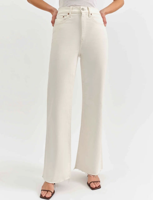 Far Out High Rise Wide Leg Jean